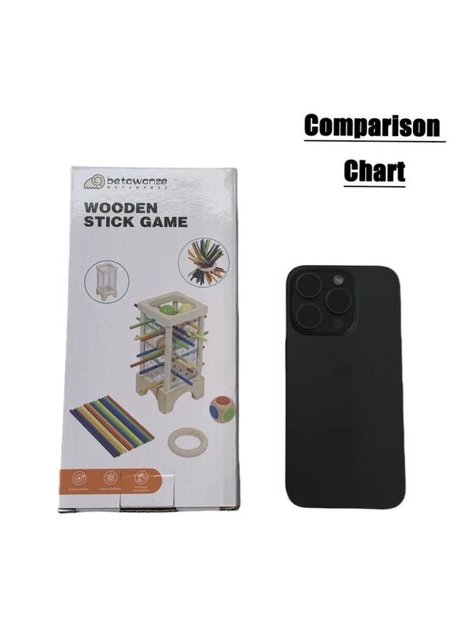 لعبة العصا للأطفال تدريب معرفي تعليمي للتركيز لغز مزدوج المستوى هدية - Image 3